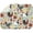 Cute Chick, variant on Bohemian Boho Kitchen Drying Mat - Super Absorbent Microfiber Dish Drying Pad with Boho Theme - Foldable Heat Resistant Countertop Mat for Dishes 18"x16"