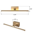 thumbnail image 4 of Parrot Uncle Modern Adjustable LED Picture Light with USB and Remote, Sand Gold, 4 of 19