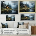 thumbnail image 4 of Designart "Of Serenity Lakehouse Shades wall art IV" Landscapes Floater Framed Wall Decor, 4 of 7