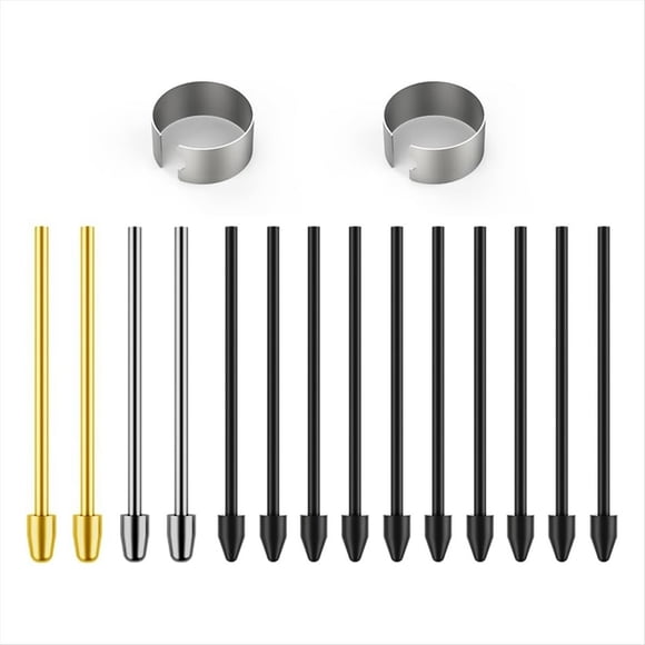 Reemplazo de Puntas/Puntas de Metal para SamsungGalaxy Tab S9/S9FE+/S9 Ultra /S8/S8+/S8 Ultra (Juego de 4+10 Piezas)