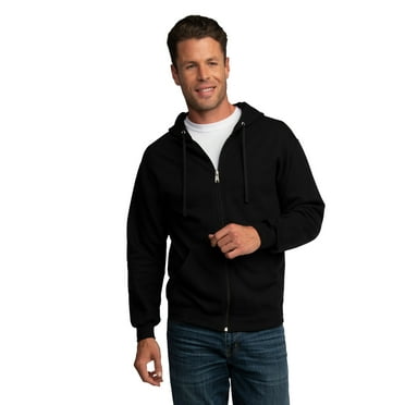 Fruit of the Loom Men's EverSoft Fleece Full Zip Hoodie Jacket, Sizes S-3XL