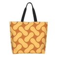 thumbnail image 1 of Fotbe Peanuts6 Bolsa Tote Estética de Lona con Estampado para Mujer - Bolsa Reutilizable de Hombro Casual para Vacaciones, Compras, Trabajo y Gimnasio, 1 of 8