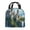 Lunch bag6, variant on Portable Lunch Bag Insulated Colorful Yorkshire Terrier Dog Portrait On Stained Glass Lunch Box Reusable Tote Bag Unisex for Work, Travel, Picnic, Office, Camping, Hiking, Picnic, Beach