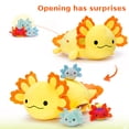 thumbnail image 6 of MaoGoLan 23.5" Giant Axolotl Stuffed Animals with 3 Babies Inside Large Axolotl Plush Toy, 6 of 7