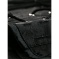 thumbnail image 5 of Corsé con Cordones para Mujer Corsé Victoriano sin Tirantes Bustier para Fiestas Halloween Carnaval  Negro XS, 5 of 5