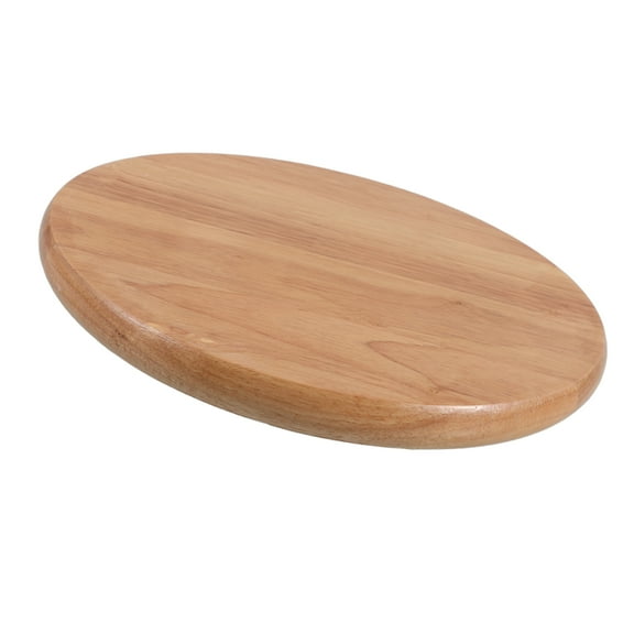 Beige Wooden Round Stool Seat for Home and Bar Use Replacement Part Fits Metal Chairs