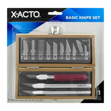 X-Acto Basic Knife Set, 16 Piece (Best X Acto Knife For Stencils)