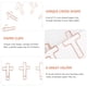 thumbnail image 5 of 12pcs Cross Paper Clips Metal Bookmark Clips Bible Paper Clips Memo Abrazaderas, 5 of 6