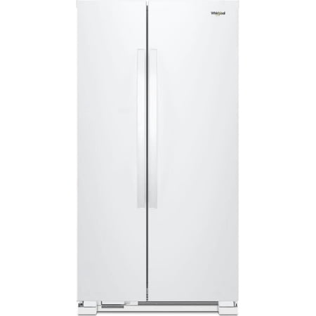 Whirlpool WRS315SNHW 25 Cu. Ft. Freestanding Side by Side Refrigerator
