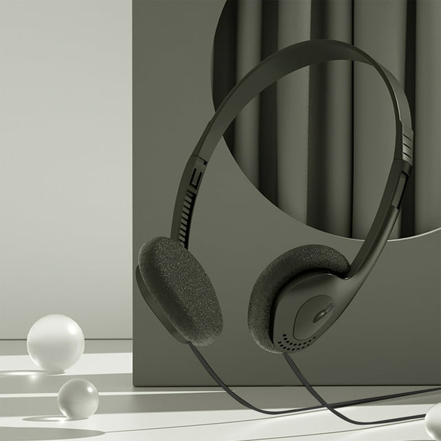 Dvkptbk Écouteurs Musique Mp3 Rétro Sensations Écouteurs Filaires Portables Sports Mode Sensations Écouteurs Filaires Écouteur en Liquidation