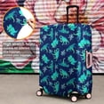 thumbnail image 4 of DarkBlue Cartoon Dinosaurs Palms Pattern Luggage Cover Fashion Suitcase Cover Baggage Covers Fit 25-28 Inch Luggage (Go Travel), 4 of 5