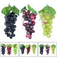 thumbnail image 2 of 3 Bunches Artificial Grape Lifelike Decorative Artificial Fruit Photography Prop, 2 of 9