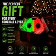 thumbnail image 5 of Glow in the Dark Soccer Ball – Size 5 Ball - Color Changing LED Light Up Socerball – Red & Green Light Every 30 Seconds – Night Sports Fun for All Ages, 5 of 10