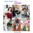 thumbnail image 6 of Plus Size Compression Socks for Women Men 20-30 mmHg 2xl 3xl 4xl , Wide Calf High Tights Long SocksStockings Best Support for Circulation, Running, 6 of 6