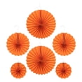 thumbnail image 1 of 6 Pcs Paper Folding Fan Adorns Party Fan Flower Decors Adorable Paper Fans, 1 of 8