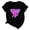 Black, variant on Women Basic Tops Y2K Short Sleeve Graphic Print Loose Tee 2026 Spring Summer Casual T-Shirt