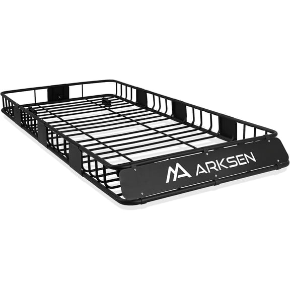 HUANG 84" Universal Roof Rack Cargo Carrier, 150 LB Capacity with Extension