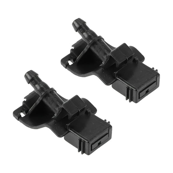 Unique Bargains Front Windshield Washer Nozzle for Toyota RAV4 2006-2011 for Toyota Black 2 Pcs