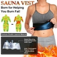 thumbnail image 5 of SHAPEVIVA tube tops for women Waist Trainer Sauna Slimming Belt Waist Trimmer Cincher Sweat Workout Shaper for Weight Loss Training Fitness, 5 of 6