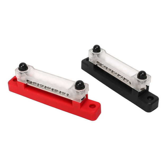 6 Terminal Bus Bar, Stable Practical Terminal Block Bus Bar Complete 48V 150A With 12 Terminals