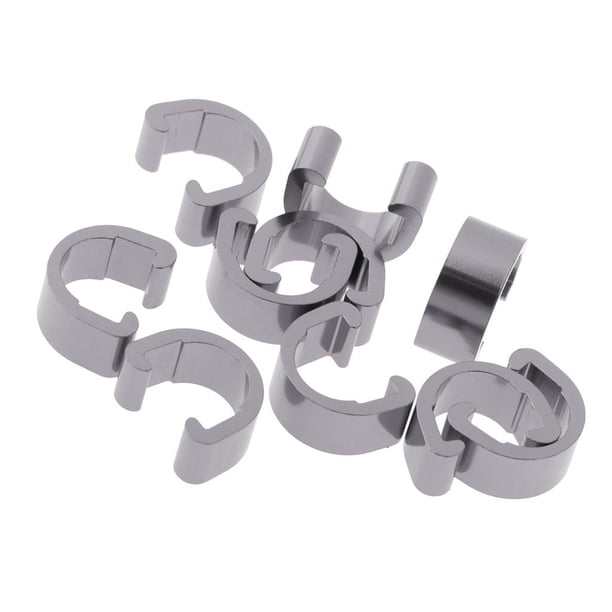 Paquete Carcasas para Cables DYNWAVEMX Clips En C para Bicicletas