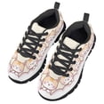thumbnail image 4 of Chririnla Girls Cute Cat Shoes Size 10.5 Big Kid Sneakers Lightweight Slip on Athletic Running Shoes Mesh Comfort School Knitted Indoor Outdoor Shoe, 4 of 7