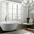 thumbnail image 5 of Bellaterra Home Udine 67 inch Freestanding Bathtub in Glossy White, 5 of 5