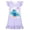 X12 Light Purple, variant on Bysome Girls Dresses Cartoon Print Short Sleeve Crew Neck Dress Fashion Girls Dresses Size 3-4 Years Pink