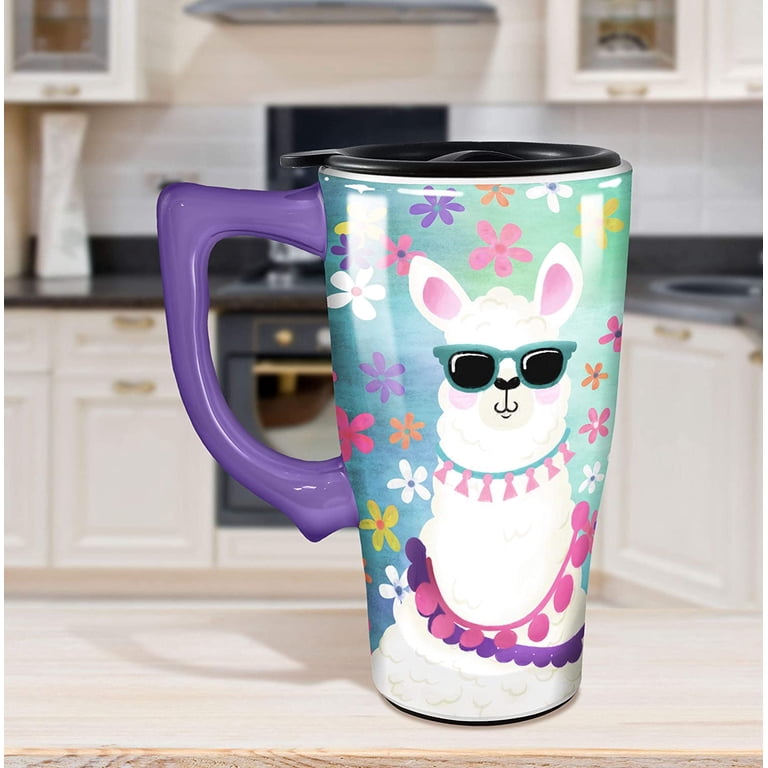 Spoontiques Humble and Kind Ceramic Travel Mug
