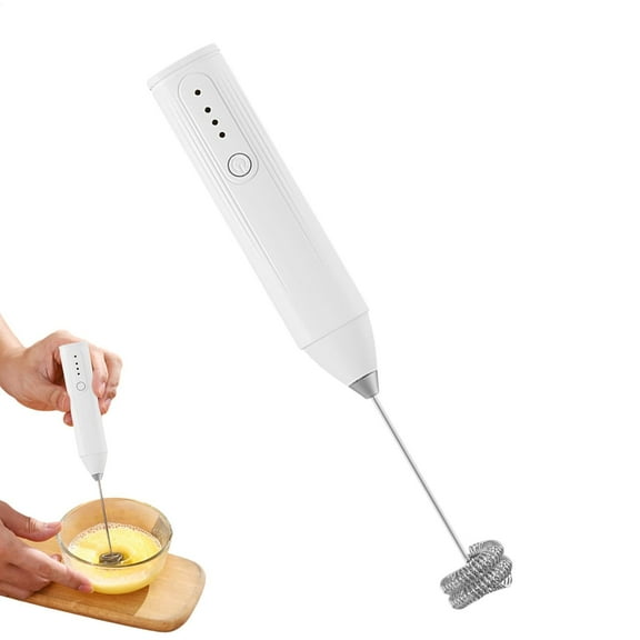 Coffee Frother - Milk Foamer Frother | Electric Milk Frother,electric Foam Maker, Cream Frother Coffee Whisk, 3 Speeds Frother Wand Kitchen Gadget for Latte Cappuccino Hot Chocolate Egg