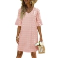thumbnail image 2 of Vestido de verano,Vestido corto de verano Vestido con cuello VV Vestido de línea Integración perfecta, 2 of 7