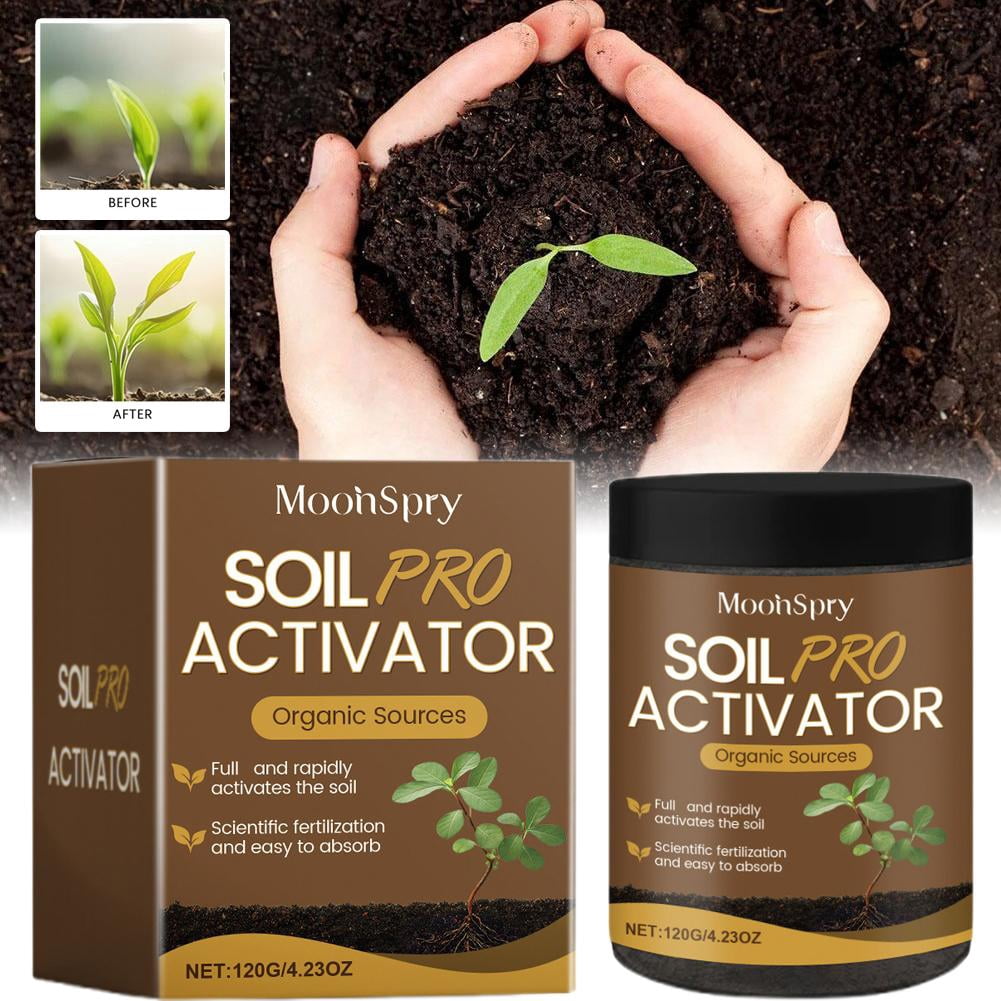 Soil Activator,Premium Organic Soil Activator & Plant Fertilizer for Potting Mix,2025 New Soil Activated Treasure,Natural Root Growth Enhancer,Promote Plant Rooting &Growth Environment