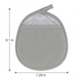thumbnail image 6 of Unique Bargains 2Pcs Cotton Linen Pot Heat Resistant Trivets Hot Pads Gray 2Pcs, 6 of 6