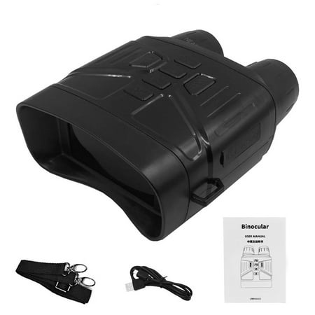 

Walmeck NV4000 12 Megapixel Outdoor Night Visions Infrared Optical Binocular Night Visions 3 Inch Display 10 Languages 5X Digital Zoom Photo Video Playback 150-400M Full Dark Viewing Distance for Ou