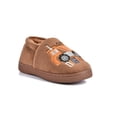 thumbnail image 2 of JACKSHIBO Toddler Slippers for Girls Boys Soft Plush Inner Slip-on House Slippers for Kids Brown, 2 of 7