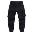 thumbnail image 4 of Casual Cargo Pants, Solid Color with 8 Pockets for Men's Outdoor Hiking and Work, Lightweight Tactical BDU Trousers for Daily Wear (No Belt), 4 of 6