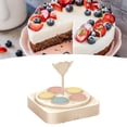 thumbnail image 3 of Máquina giratoria para postres, mesa giratoria automática para exhibición de postres, soporte para cupcakes, bandeja giratoria para fiestas de cumpleaños, 5 bandejas, 3 of 12