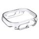 thumbnail image 1 of Cubierta dura del marco del parachoques del reloj inteligente de PC para Apple Watch Ultra 49 mm (blanco claro), 1 of 7