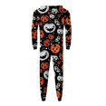 thumbnail image 4 of Halloween Pajamas Long Sleeved Zippered Family Matching Jumpsuit Romper Family Halloween Costumes Family Pajamas Matching Pjs, 4 of 4