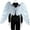 White, variant on BYHONG Carnival Carnival Props Adult Party Fancy Dress Foldable Angel Dark Gray One Size