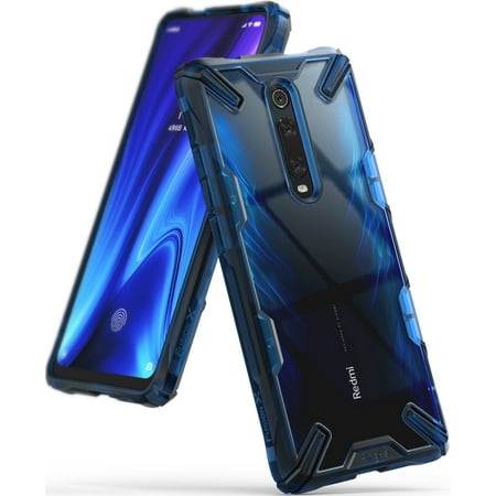 Ringke Fusion-X Case Compatible with Xiaomi Redmi K20 / K20 Pro, Transparent Hard Back Shockproof Advanced Bumper Cover - Space Blue