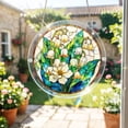thumbnail image 5 of Darzheoy Stained Glass Window Hanging,Colorful Acrylic flowes Jigsaw Puzzles,Flowers of The Valley Suncatchers for Windows,Home Decor Gift for Puzzle Lovers or for Mother’s Day, 5 of 5