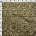 thumbnail image 4 of oneOone Polyester Lycra Dark Olive Green Fabric Abstract Block Sewing Craft Projects Fabric Prints By Yard 56 Inch Wide, 4 of 5