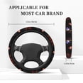 thumbnail image 4 of Lsque Five Nights At Freddy'S Pattern Elastic Stretch Steering Wheel Cover,Universal 15 inch, Microfiber Breathable Ice Silk, Anti-Slip, Odorless, Easy Carry, 4 of 7