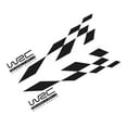 thumbnail image 1 of Auto Body Sticker, PVC Waterproof Black Car Door Side Decal 130x30cm  For Vehicle Decorations, 1 of 8