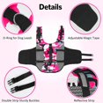 thumbnail image 2 of Dog Life Jacket Pet Safety Vest,Adjustable Lifesafer Swimming Vest, Dog Life Jacket for Swimming,Reflective Preserver with Rescue Handle for Small Medium and Large Dogs (XX-Large, Pink), XXL, 2 of 7