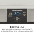thumbnail image 3 of Hamilton Beach Digital Food Dehydrator Machine with 5 Stackable Trays, 500W, Grey, 3 of 8