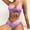 Light Purple, variant on Women's High Waisted Bikini Sets Two Piece Swimsuit Front Tie Knot Bathing Suit Ladies Bathing Suit plus Size Swimwear Two Piece with Sleeves Bathing Suit with Shorts Womens Swim Top with Shorts