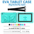 thumbnail image 2 of Dteck for Amazon Fire Max 11 Tablet Case (13th Generation, 2023 Release),Lightweight Shockproof Case with Butterfly Wing Stand Shoulder Strap,Mint, 2 of 7