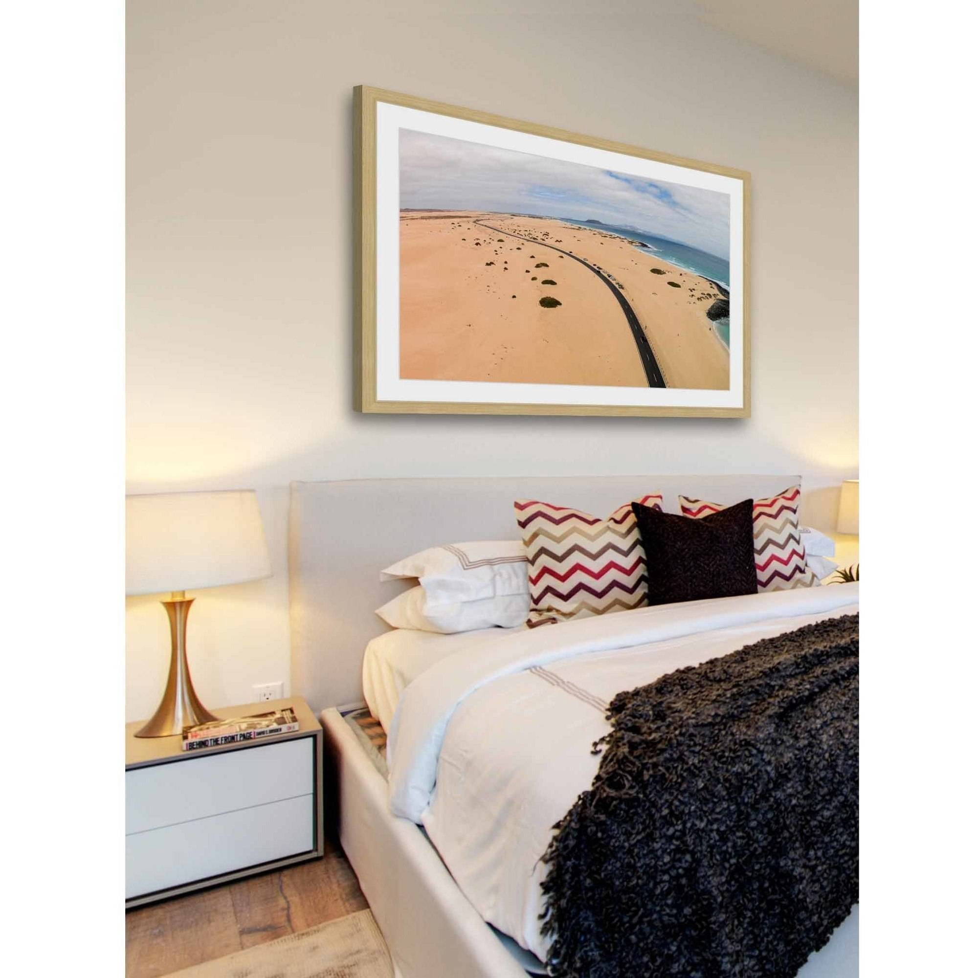 "Beach Highway" Framed Painting Print
